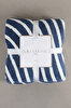 Picture of Koza Home Twin Blanket Soft Cotton Single Blanket Blue Cream 150 x 200 5031A Single