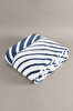 Picture of Koza Home Twin Blanket Soft Cotton Single Blanket Blue Cream 150 x 200 5031A Single