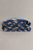 Picture of Koza Home Twin Blanket Soft Cotton Double Blanket Coffee Blue 200 x 220 5037A Double