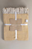 Picture of Koza Home Suez Mustard White Color Wool Single Blanket 91251 150x200 cm Single