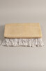 Picture of Koza Home Suez Mustard White Color Wool Single Blanket 91251 150x200 cm Single