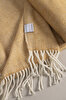 Picture of Koza Home Suez Mustard White Color Wool Double Blanket 91252 180x220 cm Double