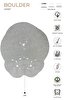 Picture of Koza Carpet Boulder Hand Knitted Round Gray Cotton Washable Carpet Rug Balcony Terrace Living Room Corridor Carpet Wicker Carpet 69587 120 x 180