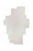 Picture of Koza Carpet Boulder Hand Knitted Square White Cotton Washable Carpet Rug Balcony Terrace Living Room Corridor Carpet Wicker Carpet 69589 120 x 180