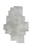 Picture of Koza Carpet Boulder Hand Knitted Square Gray Cotton Washable Carpet Rug Balcony Terrace Living Room Corridor Carpet Wicker Carpet 69590 120 x 180