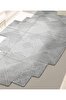 Picture of Koza Carpet Boulder Hand Knitted Square Gray Cotton Washable Carpet Rug Balcony Terrace Living Room Corridor Carpet Wicker Carpet 69590 120 x 180