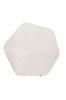 Picture of Koza Carpet Boulder Hand Knitted Hexagon White Cotton Washable Carpet Rug Balcony Terrace Living Room Corridor Carpet Wicker Carpet 69592 120 x 120