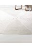 Picture of Koza Carpet Boulder Hand Knitted Hexagon White Cotton Washable Carpet Rug Balcony Terrace Living Room Corridor Carpet Wicker Carpet 69592 120 x 120