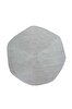 Picture of Koza Carpet Boulder Hand Knitted Hexagon Gray Cotton Washable Carpet Rug Balcony Terrace Living Room Corridor Carpet Wicker Carpet 69593 120 x 120