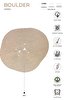 Picture of Koza Carpet Boulder Hand Knitted Ellipse Beige Cotton Washable Carpet Rug Balcony Terrace Living Room Corridor Carpet Wicker Carpet 69594 120 x 180