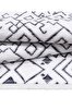 Picture of Koza Halı Maze Flux Anthracite Patterned Plush Carpet 7450 80 x 150