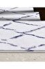 Picture of Koza Halı Maze Tile Anthracite Patterned Plush Carpet 7454 80 x 150