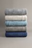 Picture of Koza Home Plaid Indigo Single Blanket 160x220 15016 Single