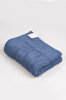 Picture of Koza Home Plaid Blue Wool Acrylic Single Child Blanket 33666 80 x 100