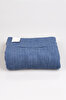Picture of Koza Home Plaid Blue Wool Acrylic Single Child Blanket 33666 80 x 100