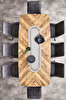 Picture of Koza Home Cesta American Service Handmade Cotton Cream Jute Knitted Decorative Runner 37x136cm 9686 37 x 136