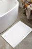 Picture of Koza Home Tilos Jacquard Foot Towel White 50x80 2222 50 x 80