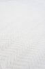 Picture of Koza Home Tilos Jacquard Foot Towel White 50x80 2222 50 x 80