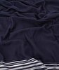 Picture of Koza Home Limira Set of 2 Navy Blue Cotton 1 Bathrobe SM 1 Dowry Towel 50x90 2231 SM