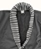 Picture of Koza Home Limira 2 Piece Set Anthracite Cotton 1 Bathrobe L-XL 1 Dowry Towel 50x90 2234 L-XL