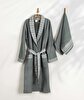 Picture of Koza Home Limira Set of 2 Green Cotton 1 Bathrobe L-XL 1 Dowry Towel 50x90 2235 L-XL
