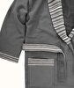 Picture of Koza Home Limira Set of 4 Anthracite Cotton 2 Bathrobes (1 SM)-(1 L-XL) 2 Dowry Towels 50x90 2239 SML-XL