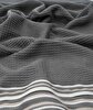 Picture of Koza Home Limira Set of 4 Anthracite Cotton 2 Bathrobes (1 SM)-(1 L-XL) 2 Dowry Towels 50x90 2239 SML-XL