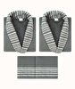 Picture of Koza Home Limira Set of 4 Green Cotton 2 Bathrobes (1 SM)-(1 L-XL) 2 Dowry Towels 50x90 2240 SML-XL
