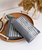 Picture of Koza Home Limira 2-Pack Anthracite Face Dowry Towel 50x90 2244 50 x 90