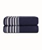 Picture of Koza Home Limira 2-Pack Navy Blue Face Dowry Towel 50x90 2246 50 x 90