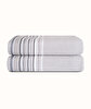 Picture of Koza Home Limira 2-Pack Gray Face Dowry Towel 50x90 2247 50 x 90