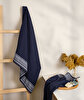 Picture of Koza Home Limira 2-Piece Navy Blue Dowry Towel Set 50x90-70x140 2256 50 x 90 - 70 x 140
