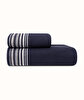 Picture of Koza Home Limira 2-Piece Navy Blue Dowry Towel Set 50x90-70x140 2256 50 x 90 - 70 x 140