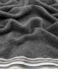 Picture of Koza Home Limira 2-Piece Anthracite Dowry Towel Set 50x90-90x150 2259 50 x 90 - 90 x 150