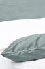 Picture of Koza Home Linda Green Velvet Double Duvet Cover Set 200x220 4 Pillows 5009 200 x 220