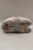 Picture of Koza Home Elite Beige Velvet Double Bedspread 230x250 2 Pillow 50x70 5023 230 x 250