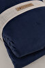 Picture of Koza Home Elite Navy Blue Velvet Double Bedspread 230x250 2 Pillow 50x70 5024 230 x 250