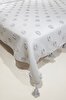 Picture of Koza Home Wanda Gray Double Edge Tasseled Blanket 220x240 5025 220 x 240