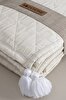 Picture of Koza Home Stella Cream Double Bedspread with Diamond Pattern 230x250 2 Pillow 50x70 5028 230 x 250