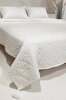 Picture of Koza Home Stella Cream Double Bedspread with Diamond Pattern 230x250 2 Pillow 50x70 5028 230 x 250