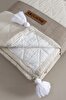 Picture of Koza Home Stella Cream Double Bedspread with Diamond Pattern 230x250 2 Pillow 50x70 5028 230 x 250