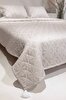 Picture of Koza Home Stella Beige Double Bedspread with Diamond Pattern 230x250 2 Pillow 50x70 5029 230 x 250