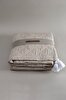 Picture of Koza Home Stella Beige Double Bedspread with Diamond Pattern 230x250 2 Pillow 50x70 5029 230 x 250