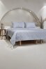 Picture of Koza Home Stella Navy Blue Double Bedspread with Diamond Pattern 230x250 2 Pillow 50x70 5030 230 x 250