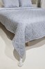 Picture of Koza Home Stella Navy Blue Double Bedspread with Diamond Pattern 230x250 2 Pillow 50x70 5030 230 x 250