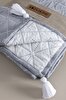 Picture of Koza Home Stella Navy Blue Double Bedspread with Diamond Pattern 230x250 2 Pillow 50x70 5030 230 x 250