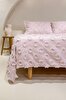 Picture of Koza Home Sitra Powder Double Tassel Bedspread 230x250 2 Pillow 50x70 5032 230 x 250