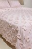 Picture of Koza Home Sitra Powder Double Tassel Bedspread 230x250 2 Pillow 50x70 5032 230 x 250