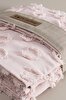 Picture of Koza Home Sitra Powder Double Tassel Bedspread 230x250 2 Pillow 50x70 5032 230 x 250