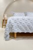 Picture of Koza Home Sitra Gray Double Tasseled Bedspread 230x250 2 Pillow 50x70 5033 230 x 250